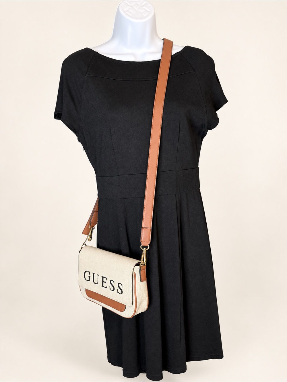 Brown Leather Crossbody Strap for Women